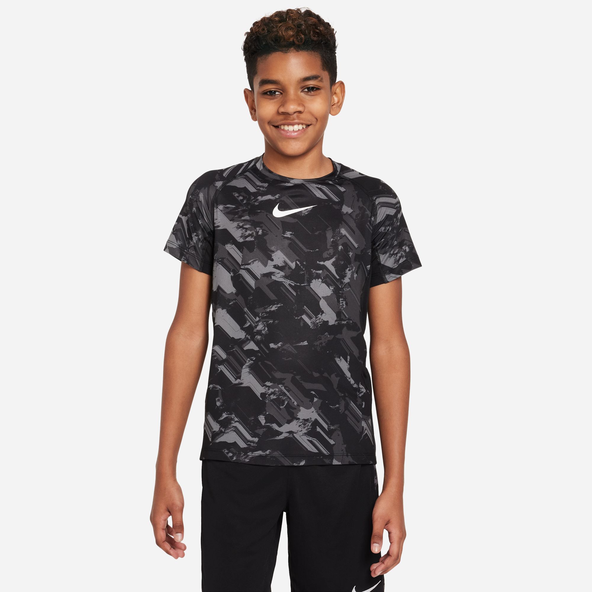 Nike Boy's Printed Dri Fit Top AO kisfiú teniszpoló - Image 3