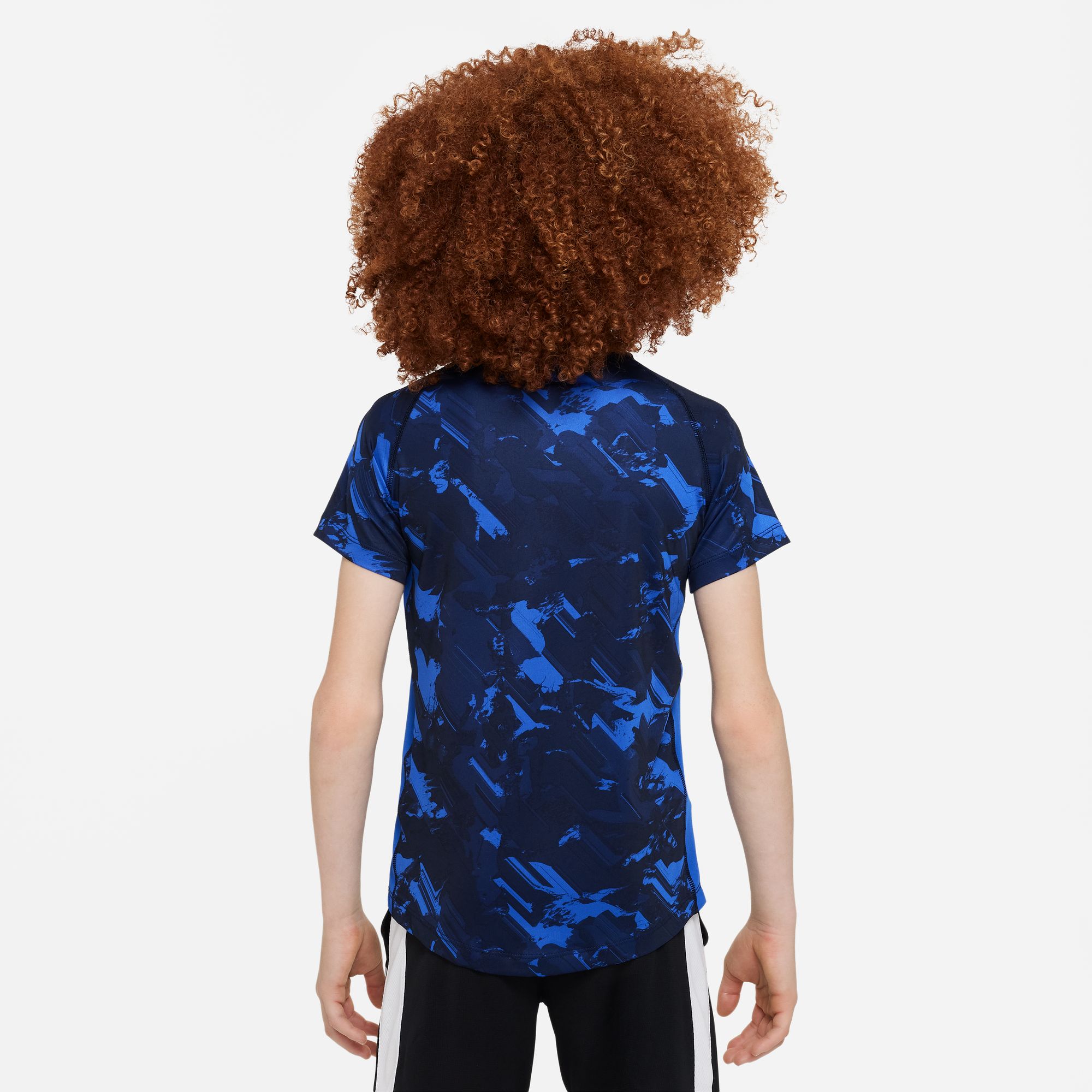 Nike Boy's Printed Dri Fit Top AO kisfiú teniszpoló - Image 3