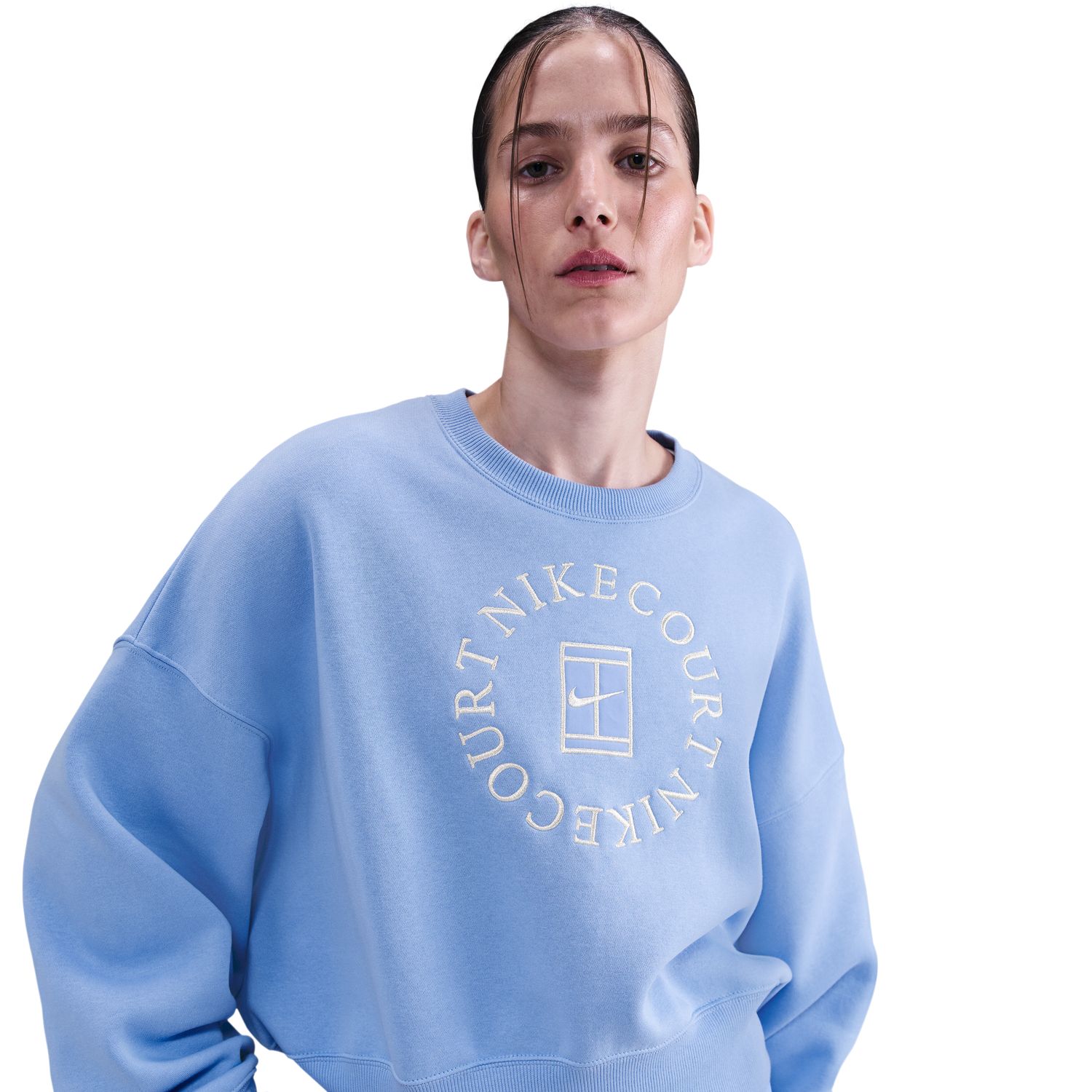 Nike Court Heritage Phoenix Fleece női tenisz pulóver - Image 2